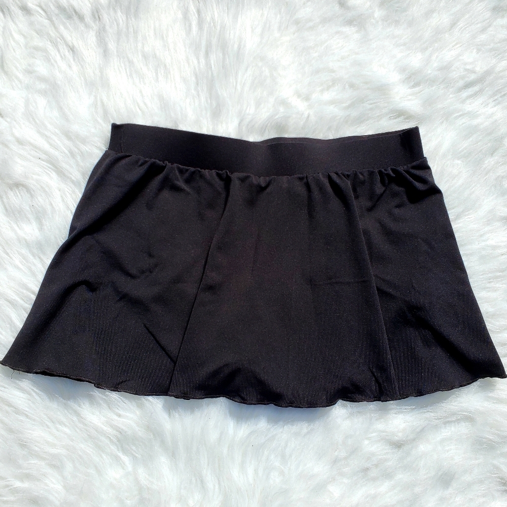 Black Swim Skirt